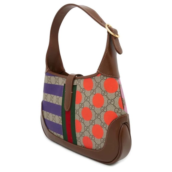 Gucci Jackie Shoulder Bag GG Supreme Geometric - Picture 2 of 11